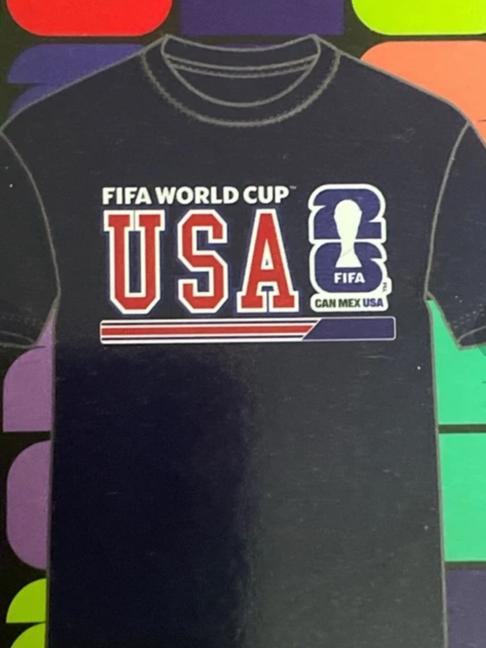 New FIFA World Cup 2026 USA navy blue Men’s XL tee